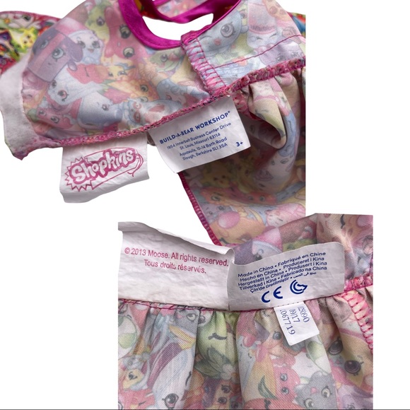 Build a Bear Shopkins Purple Plush Bear With Dress 17" - Picture 12 of 12